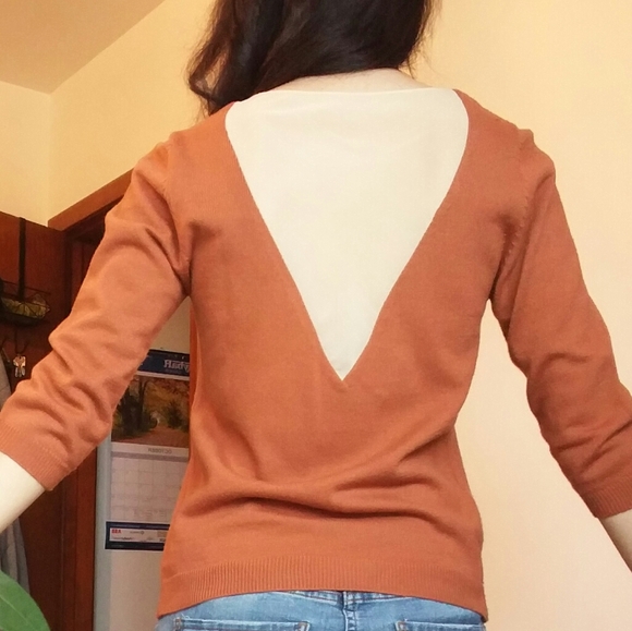 Sold on Vinted; UO Burnt Orange/Rust Sweater - Picture 2 of 11
